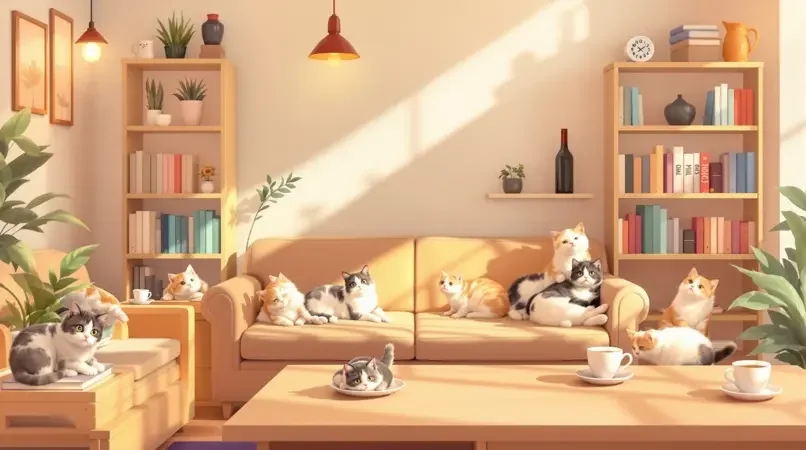 猫咪咖啡馆 - 深夜影视热门短片封面